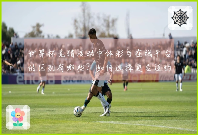 世界杯竞猜活动中体彩与在线平台的区别有哪些？如何选择更合适的投注方式？